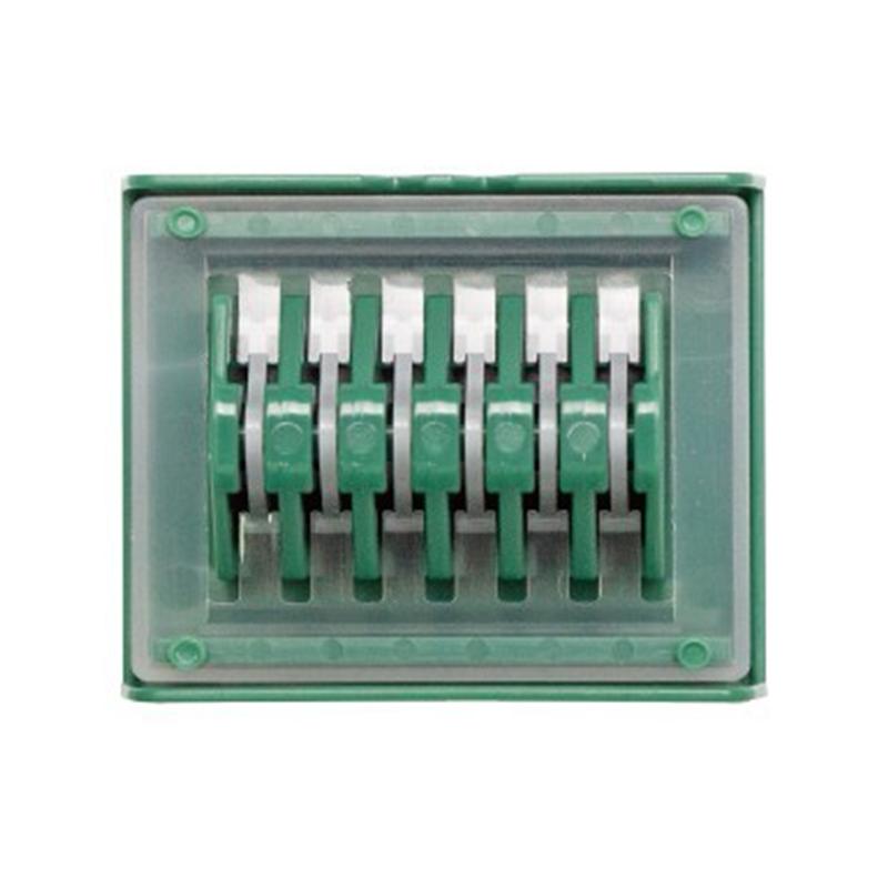 PANTHER Полімерні кліпси, розмір ML, у зеленому картриджі